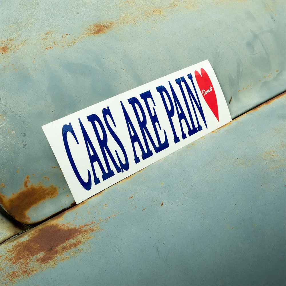 Cars Are Pain Bumper Sticker 4 Cars Are Pain Bumper Sticker - Image 2