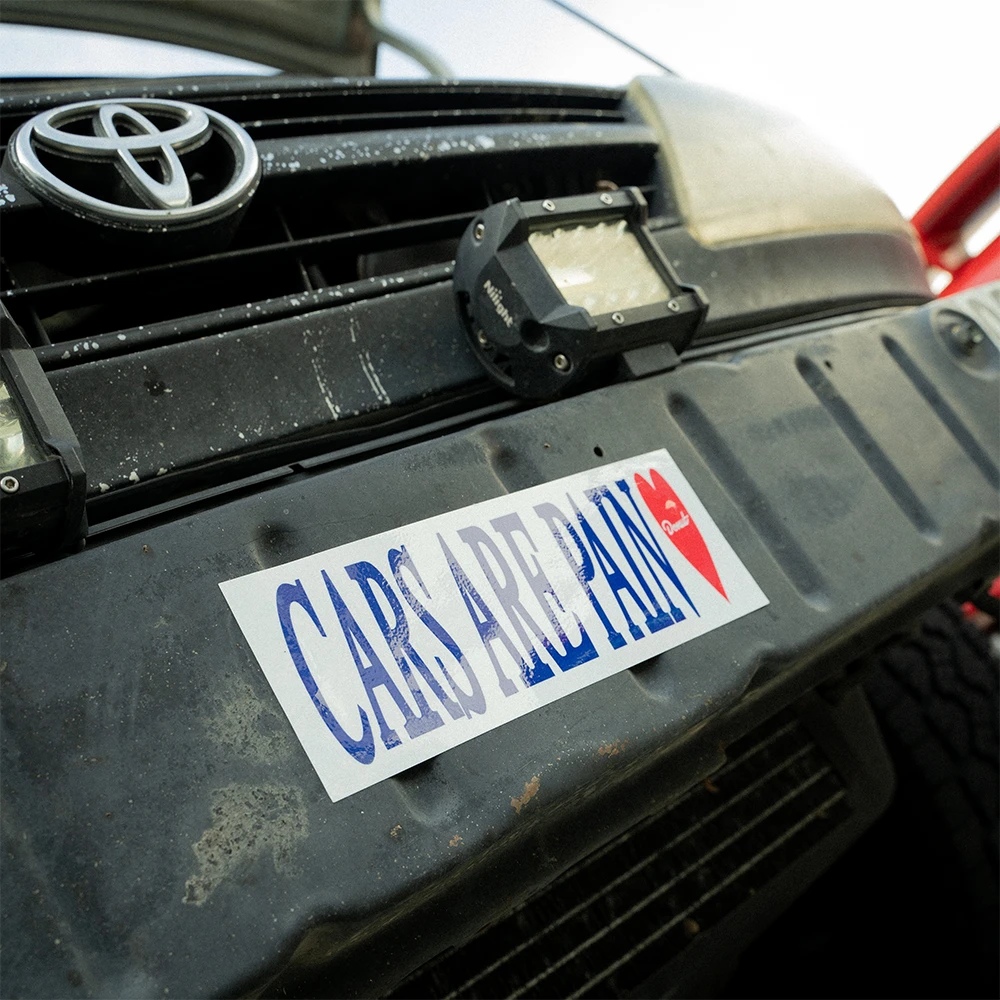 Cars Are Pain Bumper Sticker 5 Cars Are Pain Bumper Sticker - Image 3