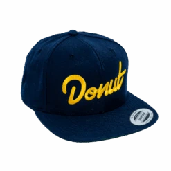 Donut Snapback Hat - Navy