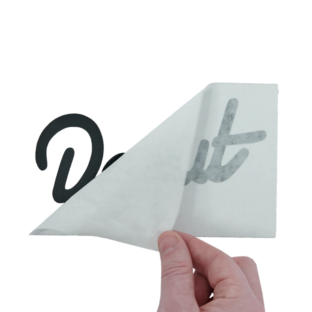 Donut Sticker - 6" - Black 4 Donut Sticker - 6" - Black - Image 2