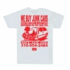 Junk Cars T-Shirt - White 2 Junk Cars T-Shirt - White -Clothing Store DONM 102 JunkCarsTshirt Mock 01 White B