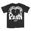 Cars Are Pain Broken Heart T-Shirt - Black 2 Cars Are Pain Broken Heart T-Shirt - Black -Clothing Store DonutBlackShirtBack