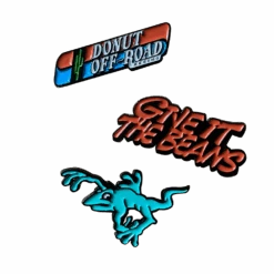DONUT OFF ROAD RACING ENAMEL PIN 3PK