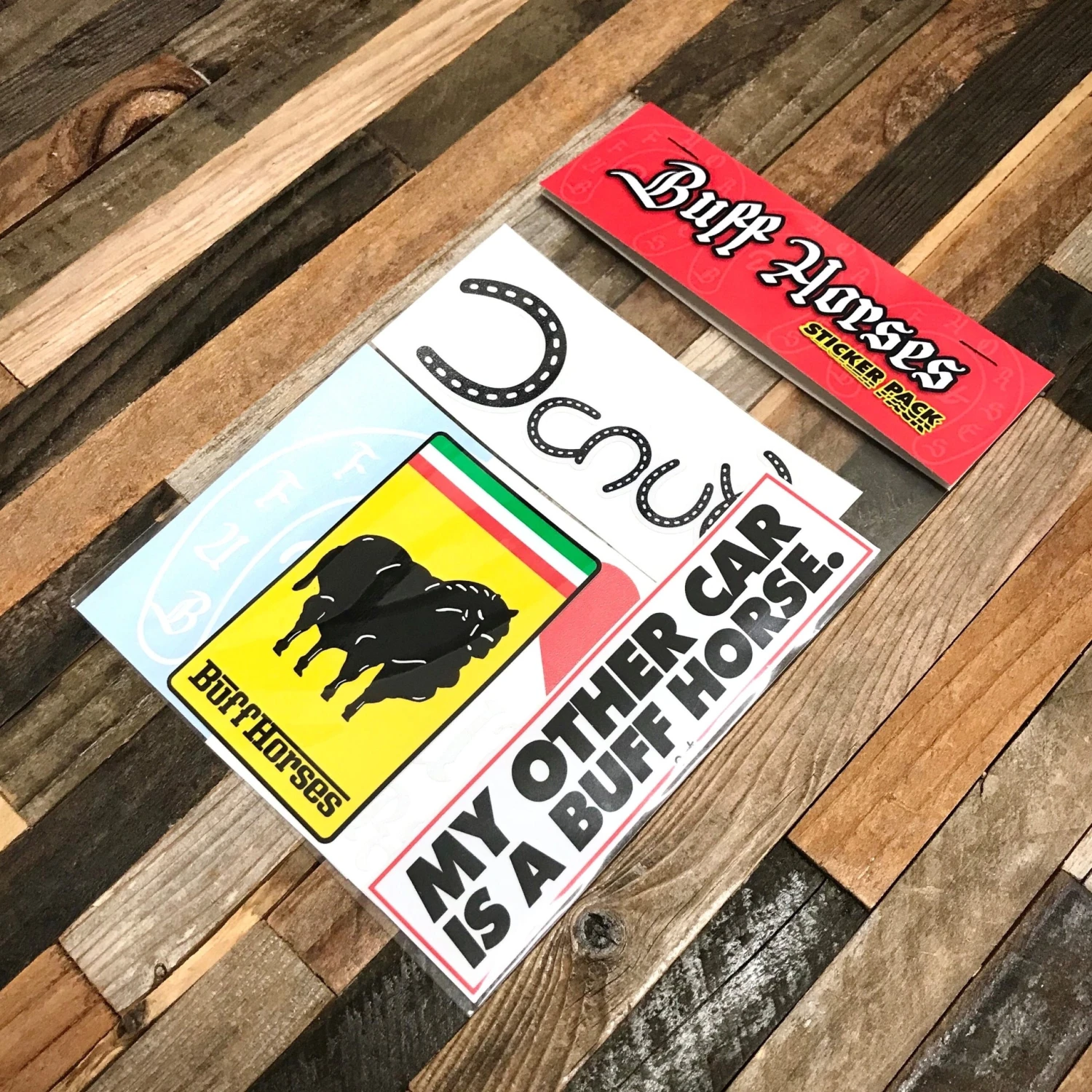 Buff Horses Sticker Pack 4 Buff Horses Sticker Pack - Image 2