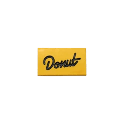 Donut Box Logo Pin