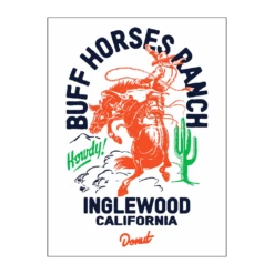 Buff Horses Ranch Poster