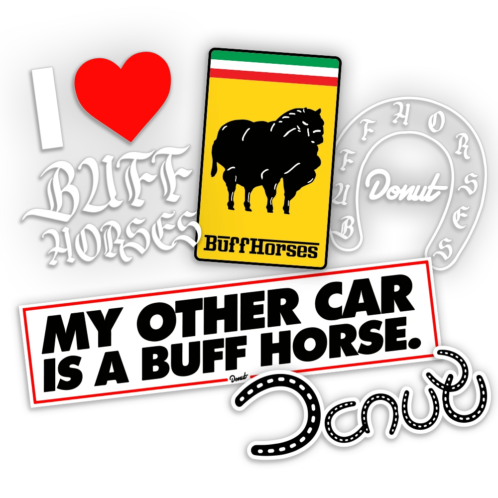 Buff Horses Sticker Pack 3 Buff Horses Sticker Pack