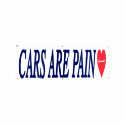 Cars Are Pain Banner