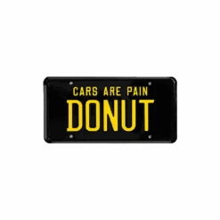 Cars Are Pain License Plate