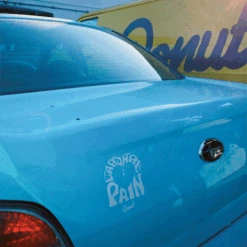 Cars Are Pain Broken Heart Sticker -Clothing Store cap stk3