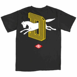 Buff Horse Team T-Shirt - Black