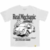 Real Mechanic Stuff Give It A Whirl T-Shirt - White -Clothing Store fl white front