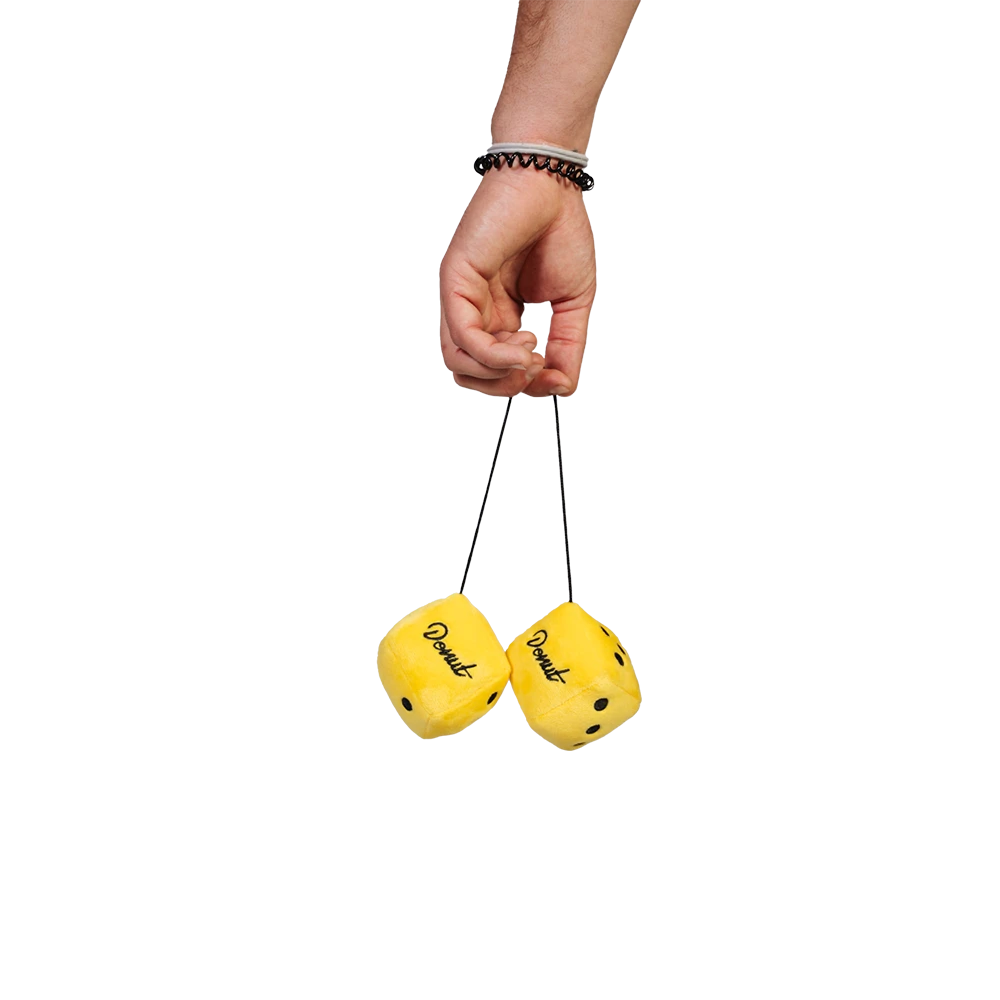 DONUT FUZZY DICE 3 DONUT FUZZY DICE