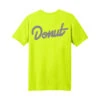 Donut T-Shirt - Safety Green 1 Donut T-Shirt - Safety Green -Clothing Store hivis fl backcopy