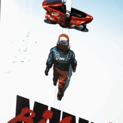 Little Red Mini Bike Poster -Clothing Store red uu3